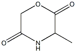 2,5-Morpholinedione,3-methyl-(9CI) Structure