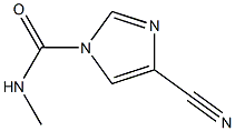 1H-Imidazole-1-carboxamide,4-cyano-N-methyl-(9CI),87864-83-3,结构式