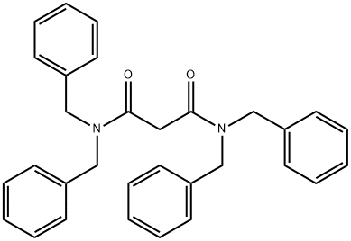 N,N,N'',N''-TETRABENZYL-MALONAMIDE Struktur