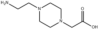 1-Piperazineaceticacid,4-(2-aminoethyl)-(9CI) Struktur