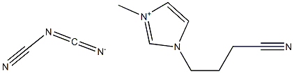 1-Methyl-3-(3-cyanopropyl)imidazolium  dicyanamide Structure