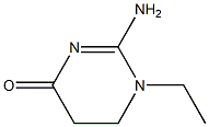 4(1H)-Pyrimidinone,2-amino-1-ethyl-5,6-dihydro-(9CI),88075-52-9,结构式