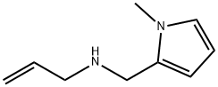 [(1-メチル-1H-ピロール-2-イル)メチル](プロプ-2-エン-1-イル)アミン 化学構造式