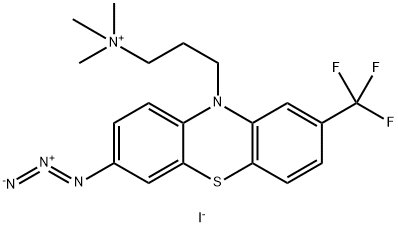 7-azidotriflupromazine methiodide Structure