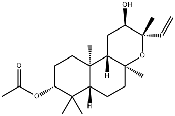 (2R,6aβ,10bβ)-8α-Acetyloxy-3α-ethenyldodecahydro-3,4aα,7,7,10aα-pentamethyl-1H-naphtho[2,1-b]pyran-2β-ol|