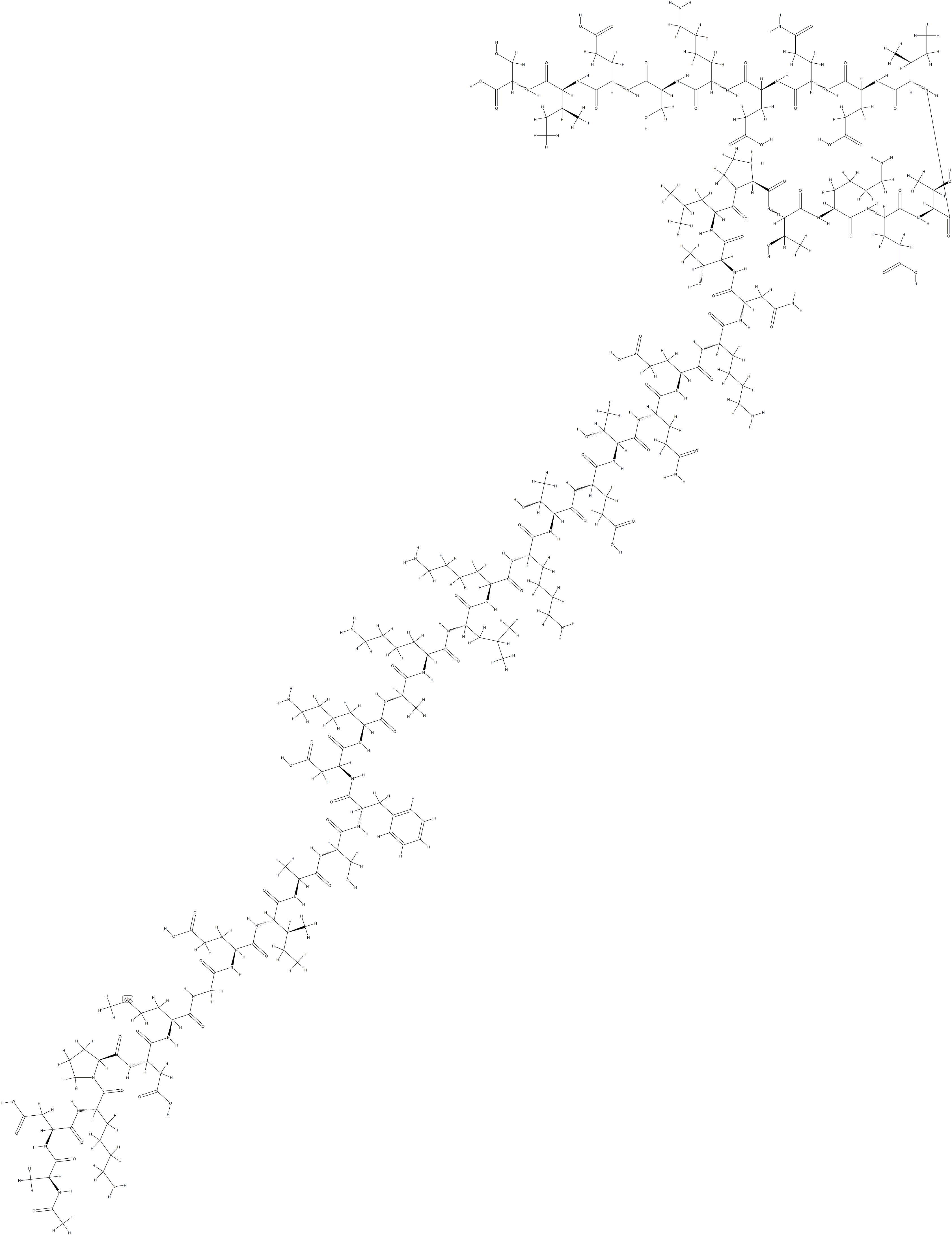 THYMOSIN BETA10 (HUMAN, RAT) Structure