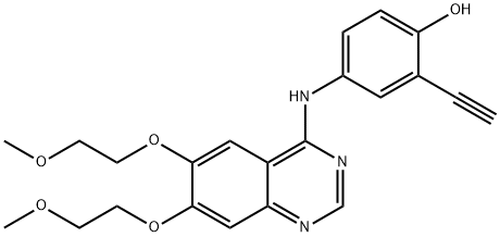 Erlotinib Hydrochloride iMpurity Struktur