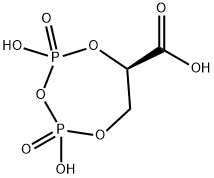 cyclic-2,3-diphosphoglycerate 化学構造式