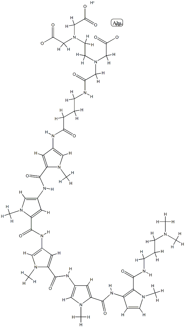 penta-N-methylpyrrolecarboxamide-EDTA-Fe(II)|