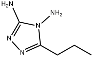 4H-1,2,4-Triazole-3,4-diamine,5-propyl-(9CI) 化学構造式