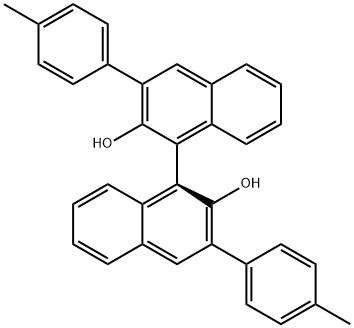 (S)-3,3'-双(4-甲基苯基)-1,1'-联萘酚,885670-60-0,结构式