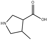 4-Methylpyrrolidine-3-carboxylic acid Structure
