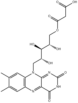 5'-malonylriboflavin 结构式