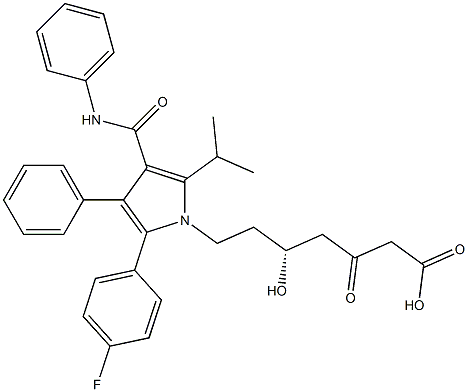 阿托伐他汀3-氧杂质,887196-30-7,结构式