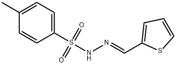 (E)-4-methyl-N-(thiophen-2-ylmethylene)benzenesulfonohydrazide Struktur
