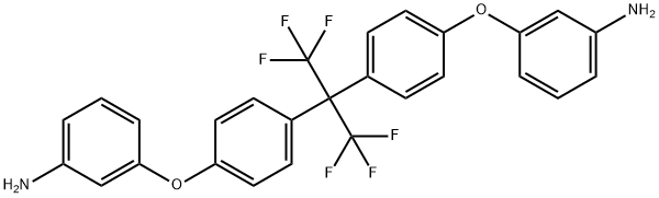 2,2'-BIS[4-(3-AMINOPHENOXY)PHENYL]HEXAFLUOROPROPANE Struktur