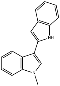 N'-Methyl-2,3'-bi-indolyl Struktur