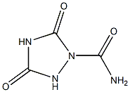 1,2,4-Triazolidine-1-carboxamide,3,5-dioxo-(7CI) Structure