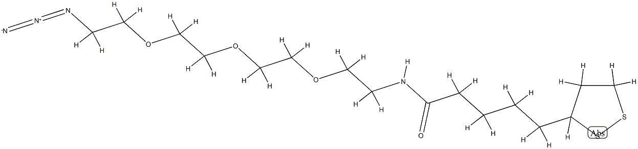 LIPOAMIDO-PEG3-N3 结构式