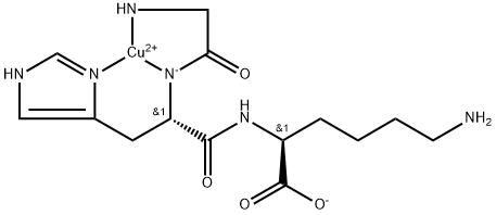 Copper tripeptide Structure