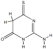 4,6(1H,5H)-Pyrimidinedione, 2-amino-4-thio- (7CI) Struktur