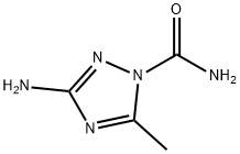1H-1,2,4-Triazole-1-carboxamide,3-amino-5-methyl-(7CI) Structure