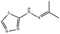 -delta-2-1,3,4-Thiadiazolin-5-one,  azine  with  acetone  (7CI) Structure