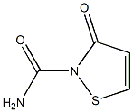 2(3H)-Isothiazolecarboxamide,3-oxo-(9CI) Struktur