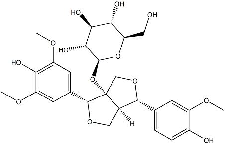 Fraxiresil 1-O-glucoside Structure