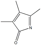 2H-Pyrrol-2-one,3,4,5-trimethyl-(9CI) Struktur