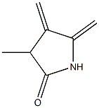 2-Pyrrolidinone,3-methyl-4,5-bis(methylene)-(9CI) Struktur