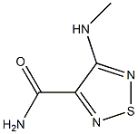 1,2,5-Thiadiazole-3-carboxamide,4-(methylamino)-(7CI) Structure