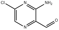 3-aMino-5-chloropyrazine-2-carbaldehyde 化学構造式