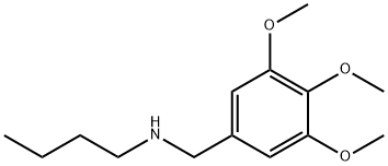 N-ブチル-3,4,5-トリメトキシベンジルアミン 化学構造式