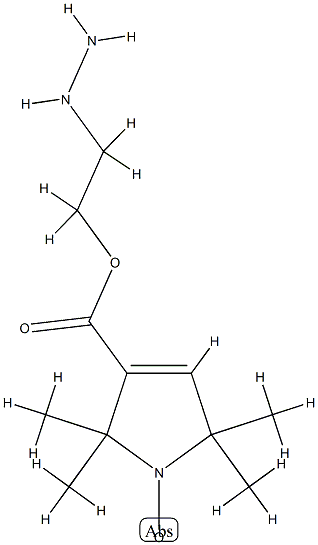 2,2,5,5-tetramethylpyrroline-1-oxyl-3-carboxy ethylhydrazine,89367-58-8,结构式