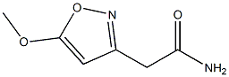 3-Isoxazoleacetamide,5-methoxy-(9CI) Struktur