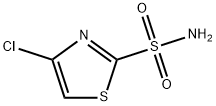 4-氯噻唑-2-磺酰胺, 89501-94-0, 结构式