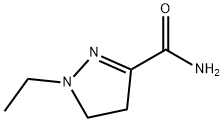2-Pyrazoline-3-carboxamide,1-ethyl-(7CI) Struktur