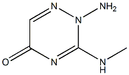 1,2,4-Triazin-5(2H)-one,2-amino-3-(methylamino)-(9CI),89569-70-0,结构式