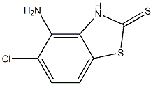 2-Benzothiazolethiol,4-amino-5-chloro-(7CI) Struktur