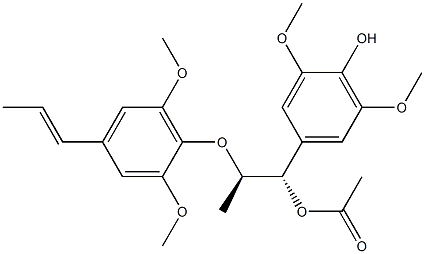 7-O-乙酰基-4-O-去甲基樟叶素,89706-39-8,结构式