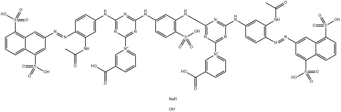 C.I. Reactive yellow 163 Structure