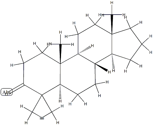 4,4-Dimethyl-5α-androstan-3-one Structure