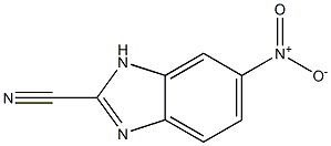 1H-Benzimidazole-2-carbonitrile,6-nitro-(9CI) Struktur