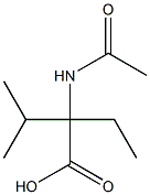 Valine  N-acetyl-,  -alpha--ethyl-  (4CI) Structure