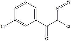 Acetophenone, 2,3-dichloro-2-nitroso- (7CI) 结构式