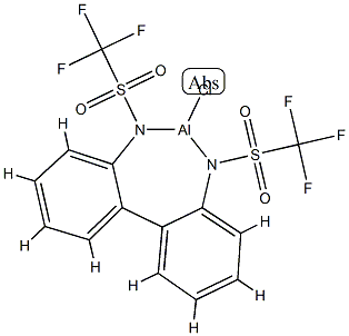 Aluminum,  chloro[[[1,1-biphenyl]-2,2-diylbis[1,1,1-trifluoromethanesulfonamidato-N]](2-)]-  (9CI) Struktur