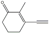 2-Cyclohexen-1-one, 3-ethynyl-2-methyl- (6CI,9CI) Struktur