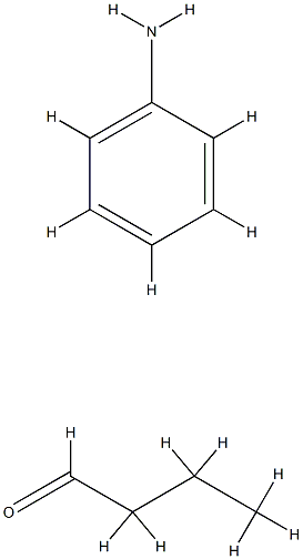 丁醛与苯胺的聚合物, 9003-37-6, 结构式
