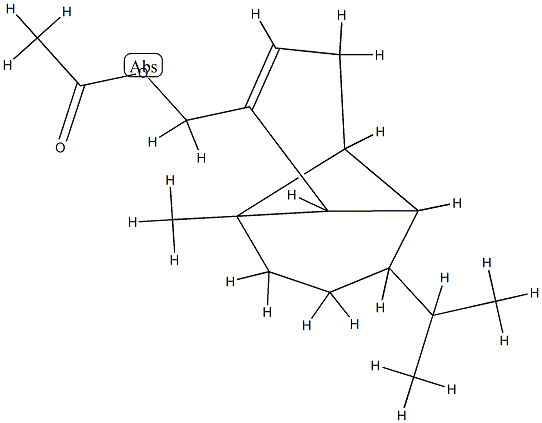 Ylangenyl acetate 化学構造式